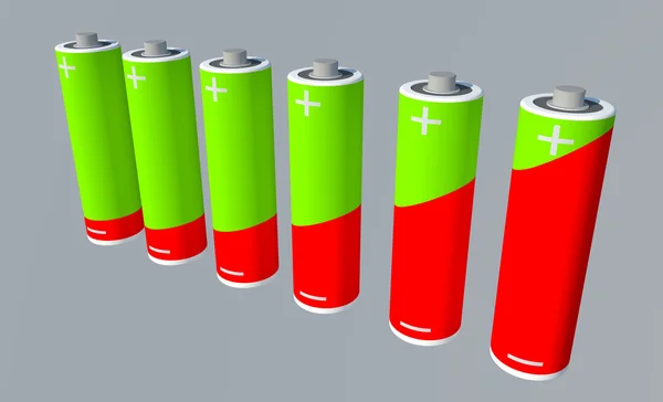 Reciclagem da bateria — Fotografia de Stock