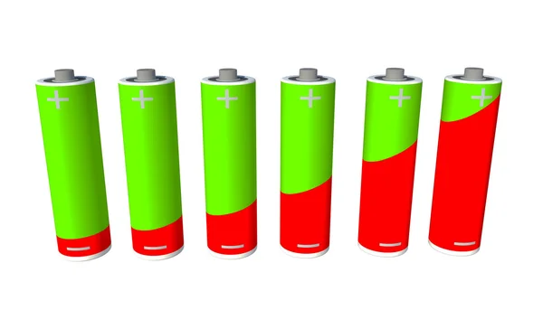 Reciclagem da bateria — Fotografia de Stock