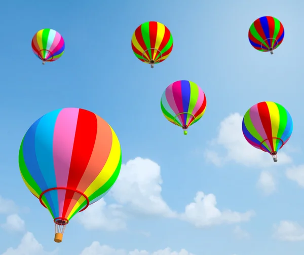 Bunter Luftballon — Stockfoto