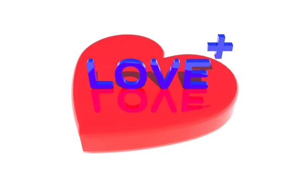 Love plus — Stock Photo, Image
