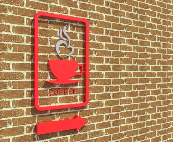 Koffie rode kop plaat — Stockfoto