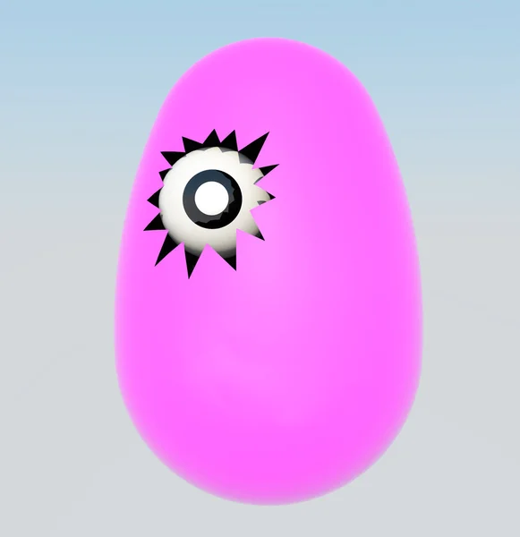 炫彩的复活节彩蛋 — 图库照片