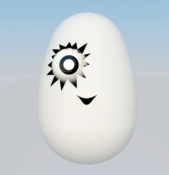 Барвисте пасхальне яйце — стокове фото
