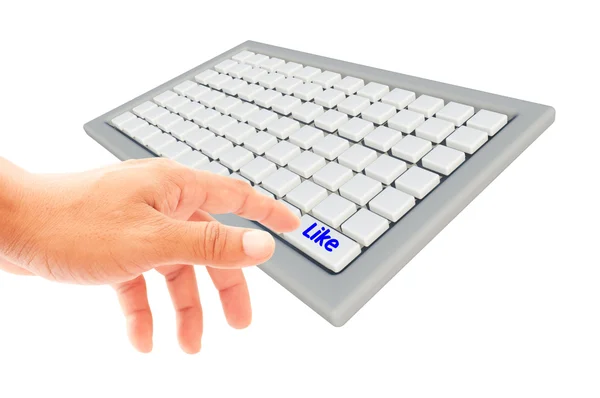 Wie in der Tastatur — Stockfoto