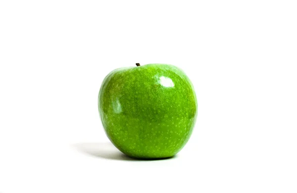 Saftiger grüner Apfel — Stockfoto