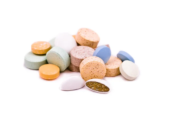 Piller och vitaminer — Stockfoto