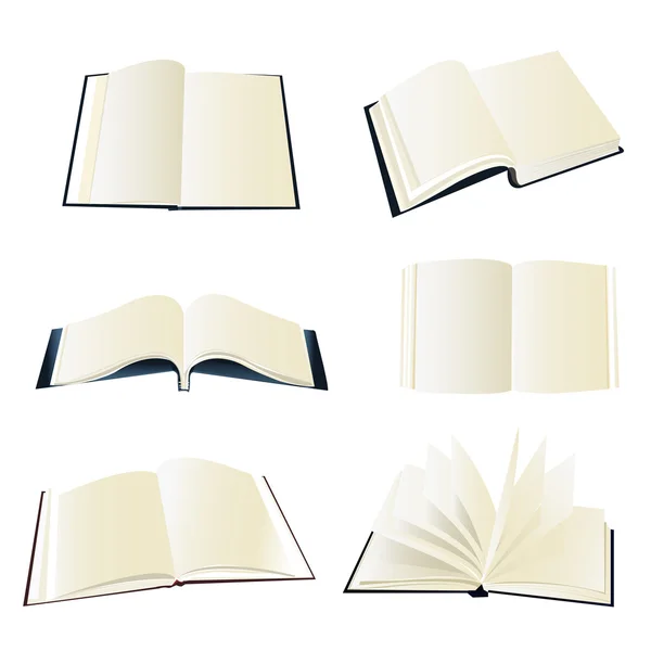 Set di libri — Vettoriale Stock