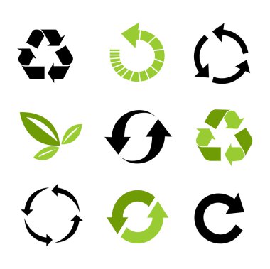 Environmental icons clipart