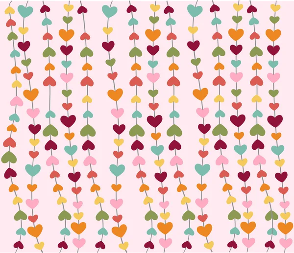 Hearts valentine's icons, wallpaper — Stock Vector