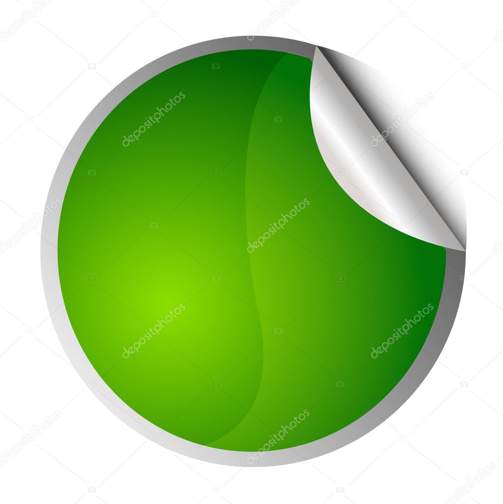 Green sticker