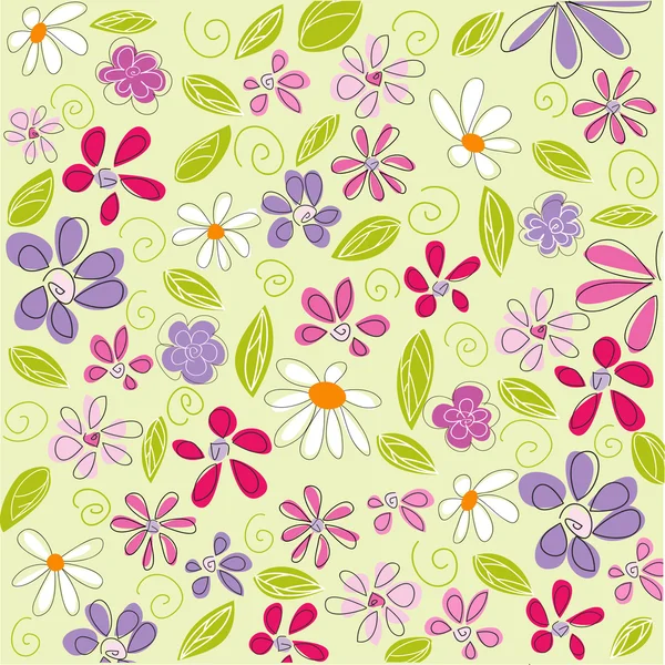 Floral background, easter — Stock Vector