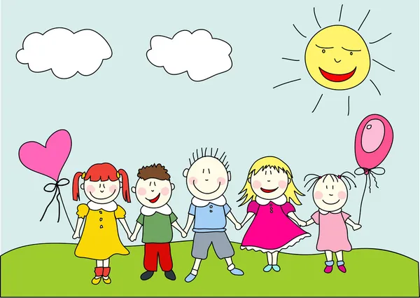Щасливі діти — стоковий вектор