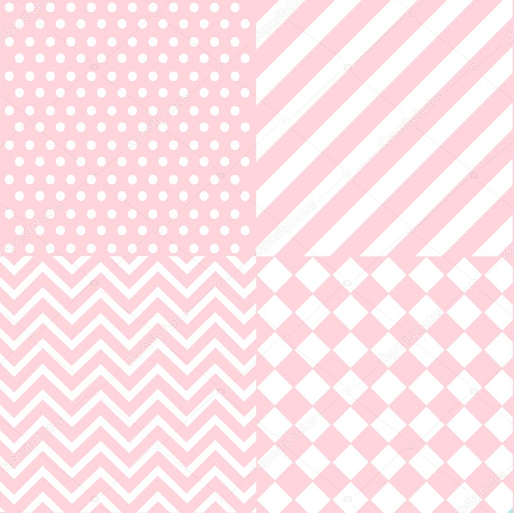 Seamless baby girl pattern, wallpaper