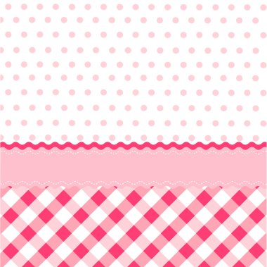 Seamless baby girl pattern, wallpaper clipart