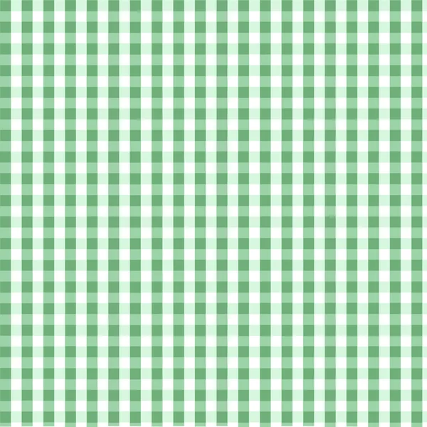 无缝绿色格纹图案 — 图库矢量图片