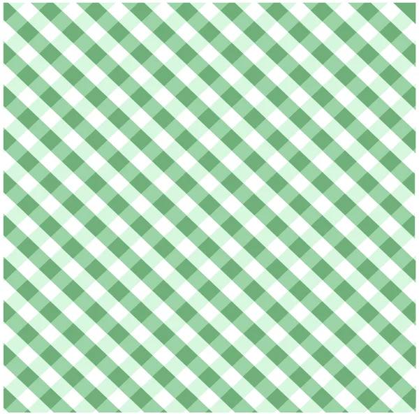 Patrón de cuadros verdes sin costura — Archivo Imágenes Vectoriales