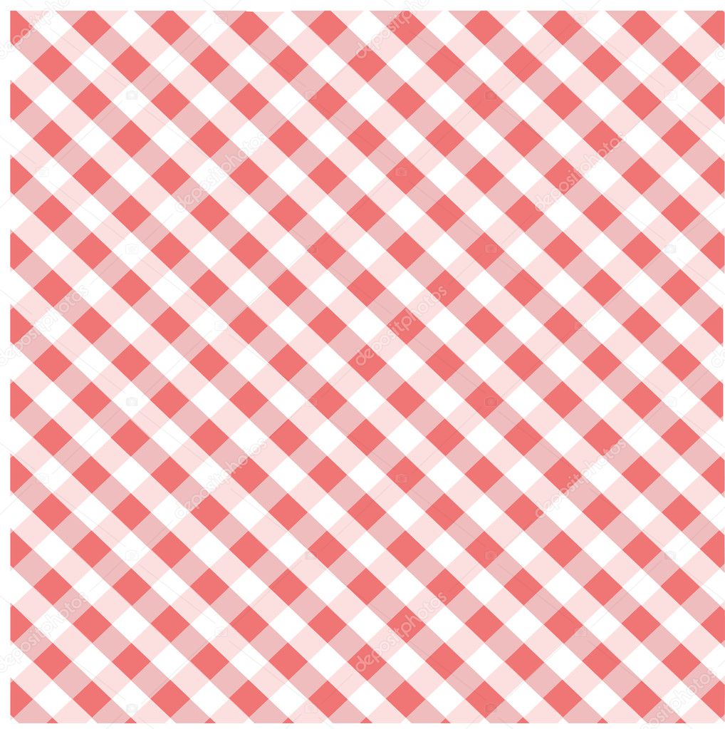 Seamless Playful Light Pastel Pink Gingham Plaid Fabric Pattern