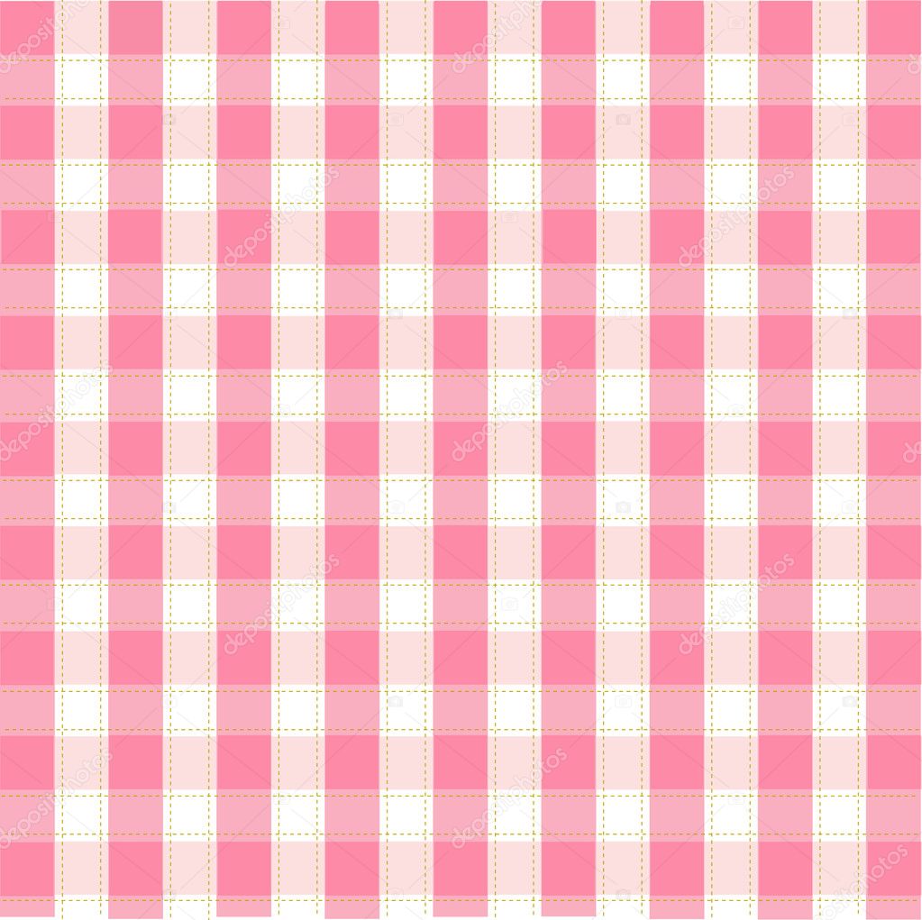 Seamless pink plaid pattern