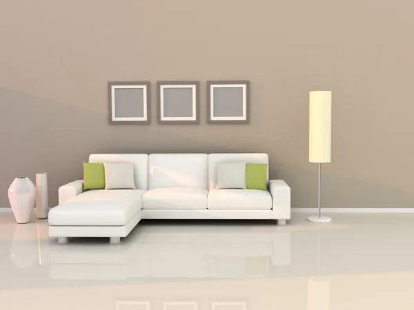 Living room with modern style — Stock Photo, Image