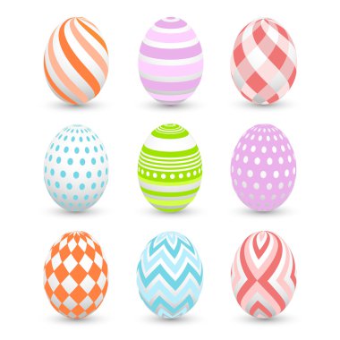 Easter eggs, happy easter clipart