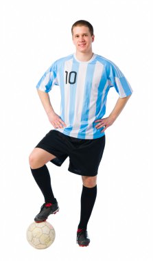 Soccer player clipart