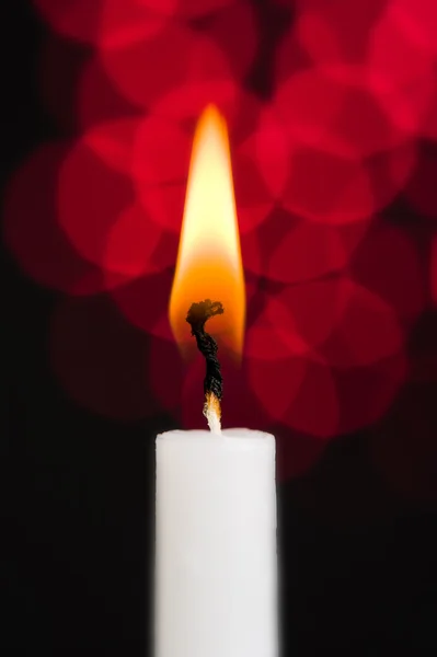 White candle — Stock Photo, Image