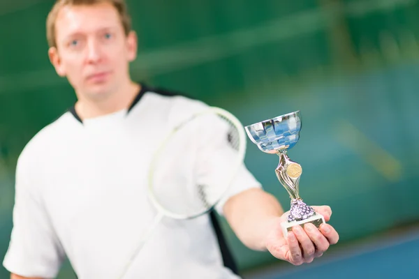 Badminton şampiyonu — Stok fotoğraf