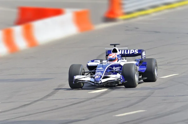 Piloto de carreras del equipo de Fórmula 1 AT & T Williams — Foto de Stock