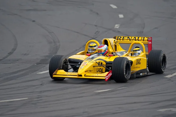 포뮬러-1 르노 F1 팀의 쇼 차 스톡 사진