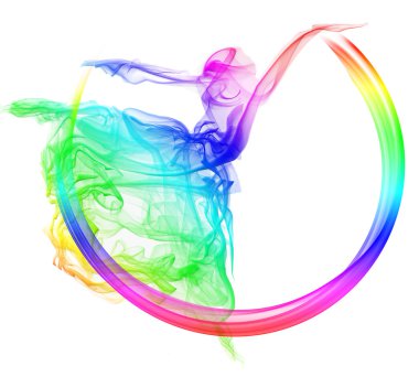 Abstract dance clipart