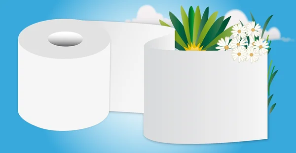 Papier toaletowy — Wektor stockowy