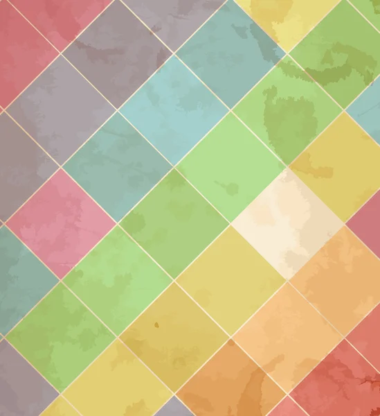 Farbigen quadratischen Hintergrund. — Stockvektor