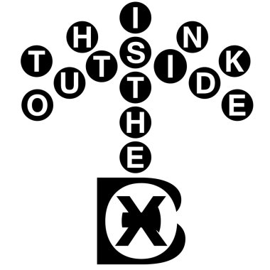 Think outside the box clipart