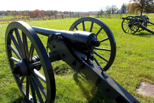 Gettysburg cannons — Stock Photo, Image
