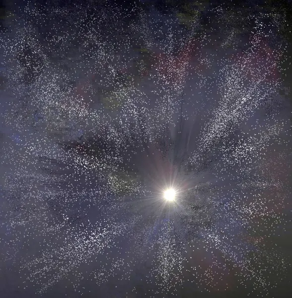 Big bang, narodziny wszechświata — Zdjęcie stockowe