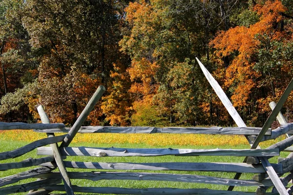 Gettysburg ogrodzenia — Zdjęcie stockowe