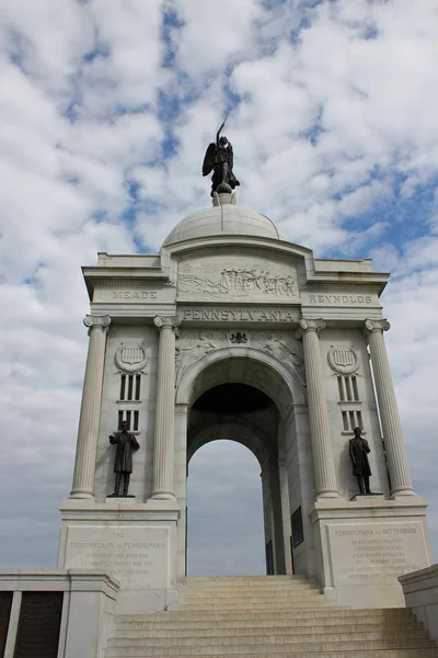 Pomnik pod Gettysburgiem Pennsylvania — Zdjęcie stockowe