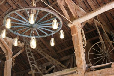 Barn chandelier clipart