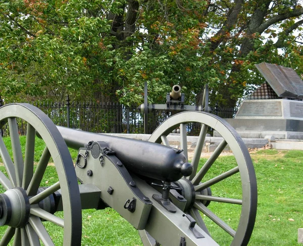 Cannons at gettysburg — Stock Photo, Image