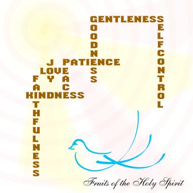 Fruits of the holy spirit clipart