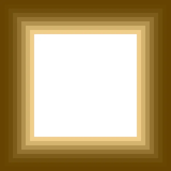 Quadratische Goldvorlage — Stockfoto