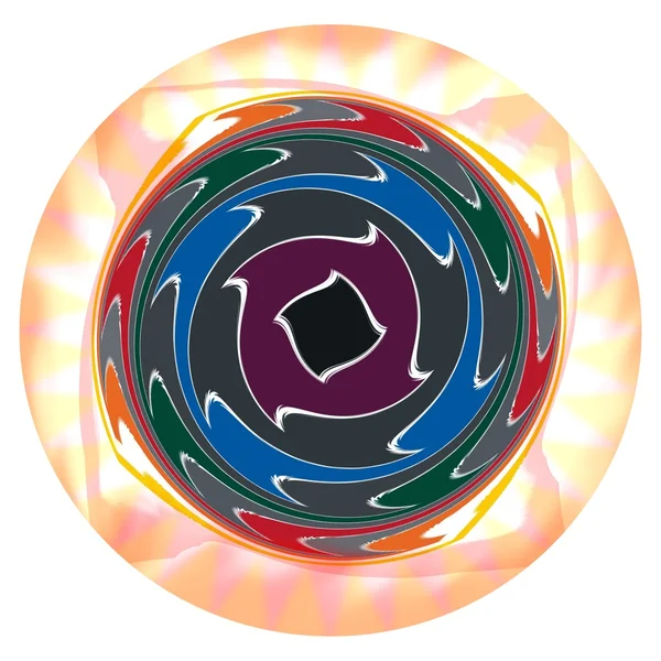 Psychedelic eyeball abstract — Stock Photo, Image