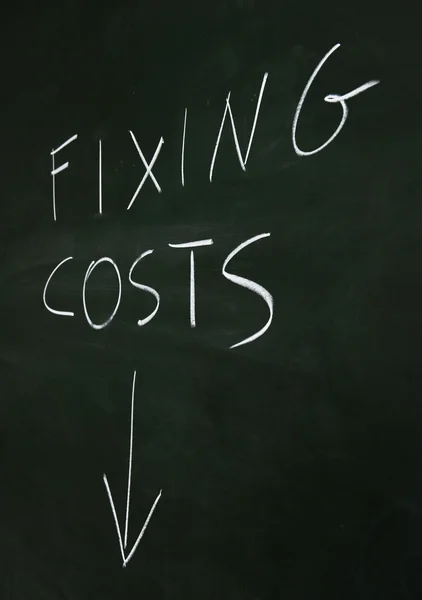 Fixing Costs — Stock Photo, Image