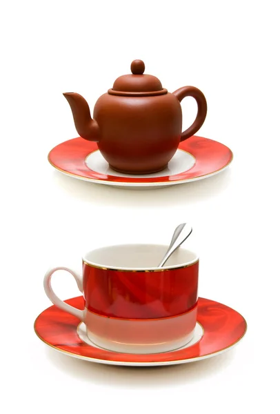 stock image Chinese teapot and Luxury coffee cup