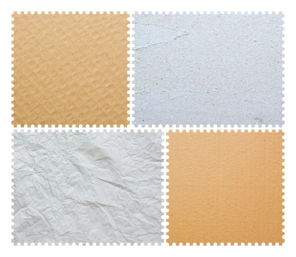 Textura do selo postal em branco — Fotografia de Stock