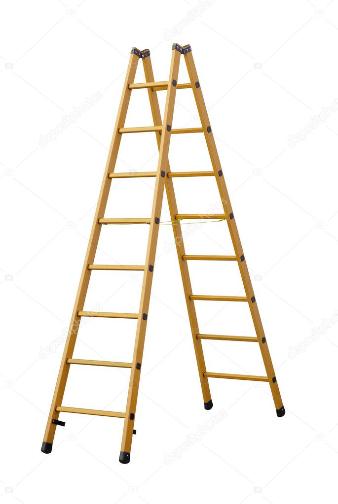 Herringbone ladder (clipping path!)