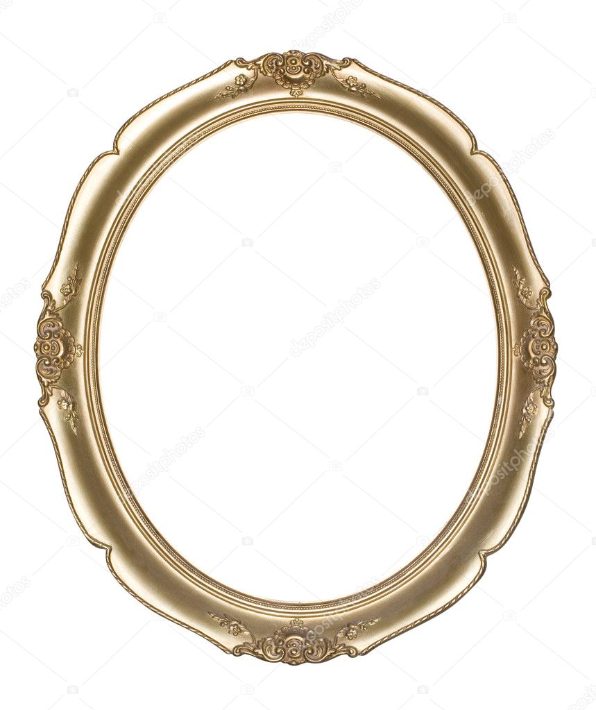 Oval photo frame (Clipping path!)