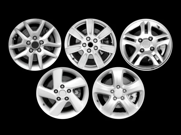 stock image Car aluminum wheel rim isolated