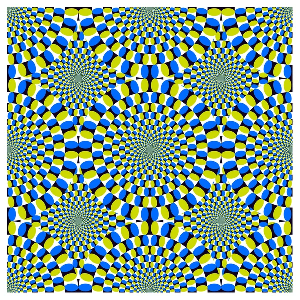 Optische illusie Spin Cycle (Eps) — Stockvector