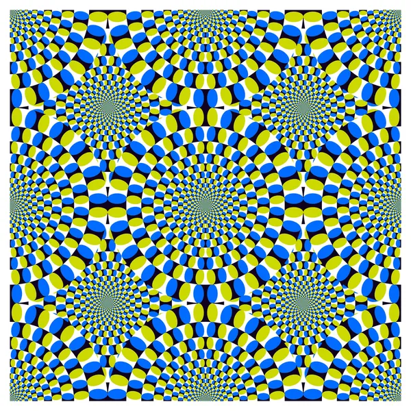 Optická iluze Spin cyklu (Eps) — Stockový vektor